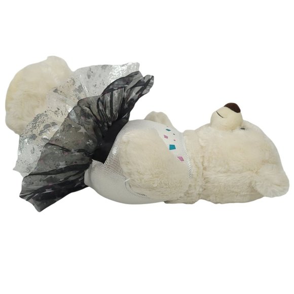 Build A Bear Workshop Teddy Plush Ballerina Tutu Stuffed Animal Toy White BAB - Picture 3 of 9